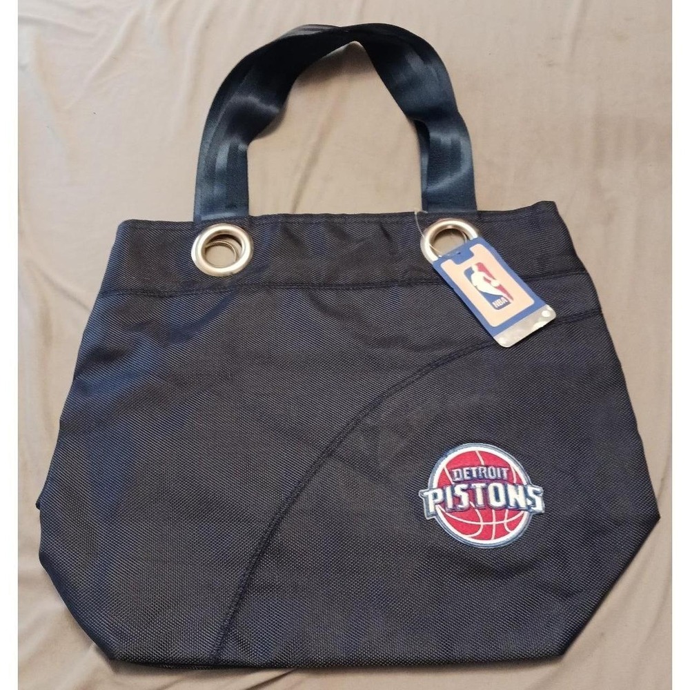 NEW Little Earth NBA Recycled Materials Detroit Pistons Shoulder Bag Purse